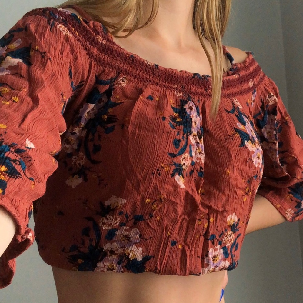 floral off shoulder top from target